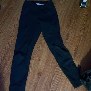 Black lined leggings